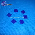 Filtro de vidro óptico azul quadrado de 50 mm QB21
